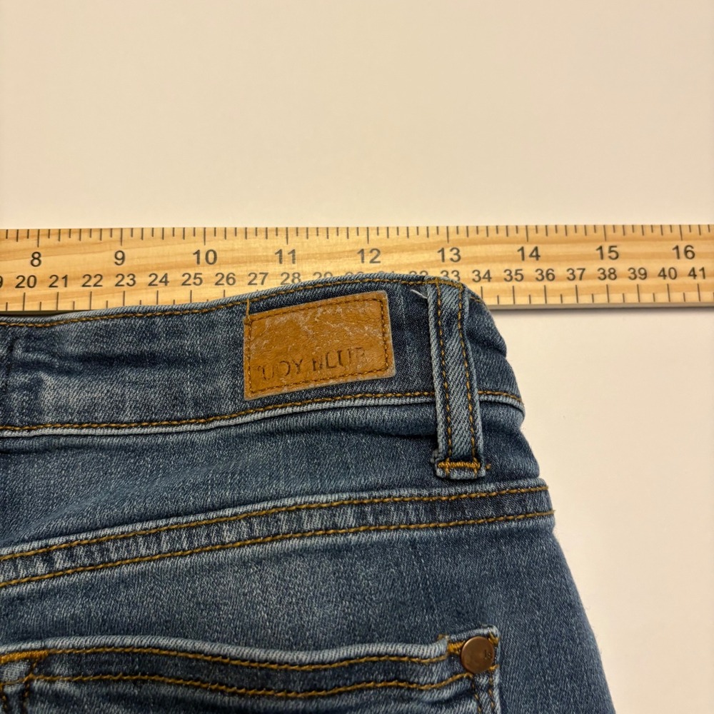 Judy Blue Boyfriend Fit Jeans Women 7/28 Blue Medium Wash JB82195DK Stretch - Picture 5 of 9